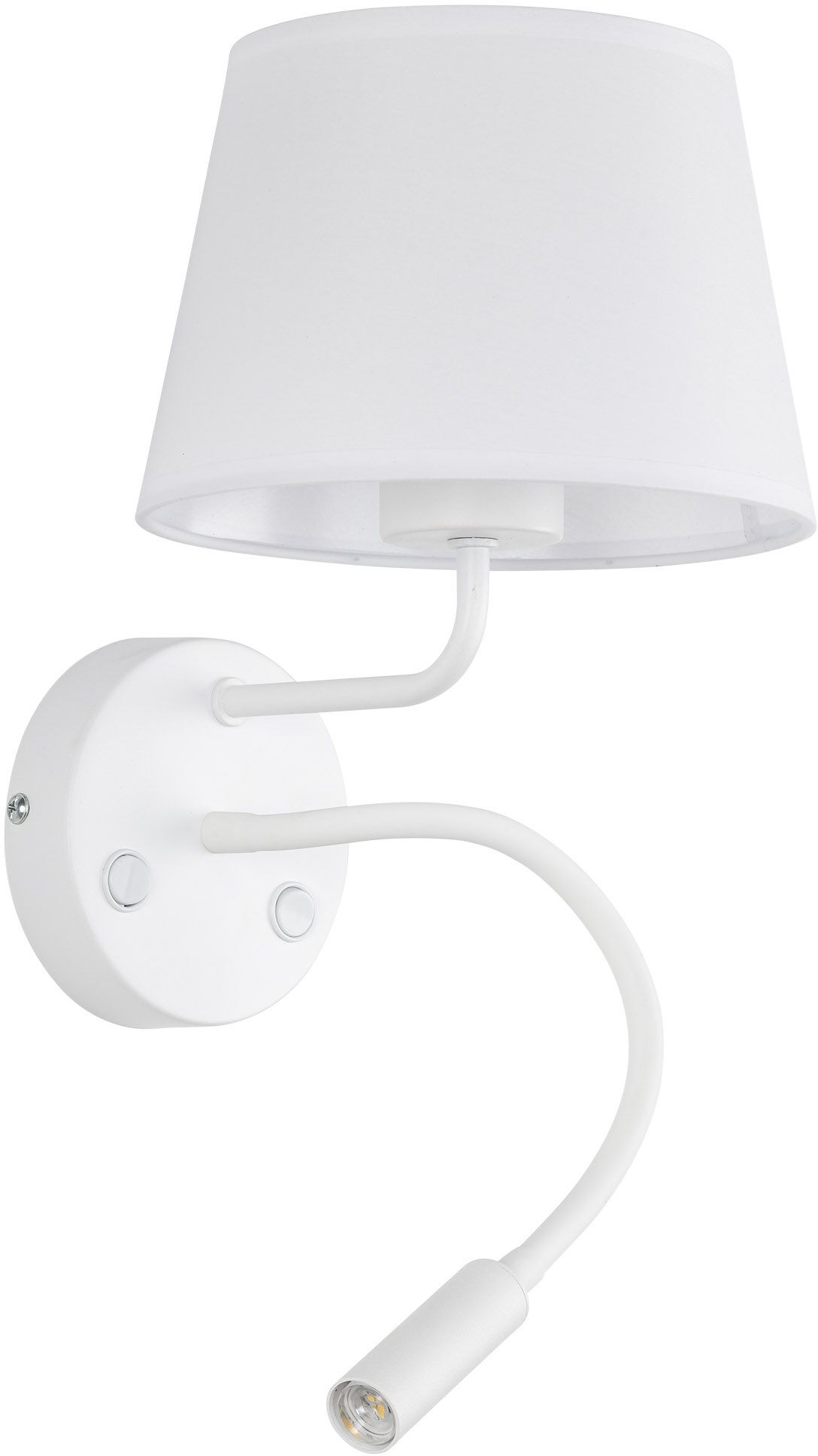TK Lighting Maja Wandleuchte 2x15 W weiß 10080