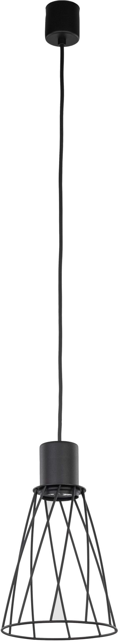 TK Lighting Modesto Pendelleuchte 1x10 W schwarz 10159