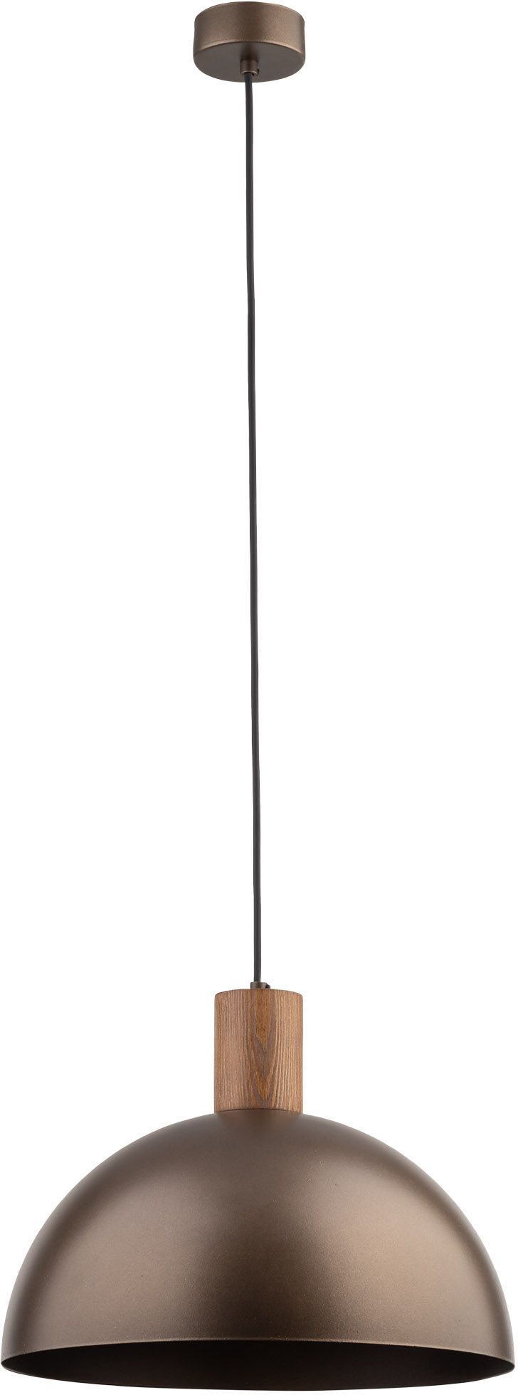 TK Lighting Oslo Pendelleuchte 1x15 W braun 4508