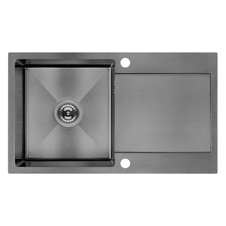 Laveo Marmara stahlspüle 76x44 cm graphit SAM_511T