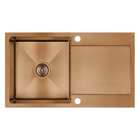 Laveo Marmara stahlspüle 76x44 cm kupfer SAM_811T