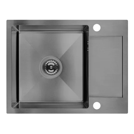 Laveo Marmara stahlspüle 57x44 cm graphit SAM_513T