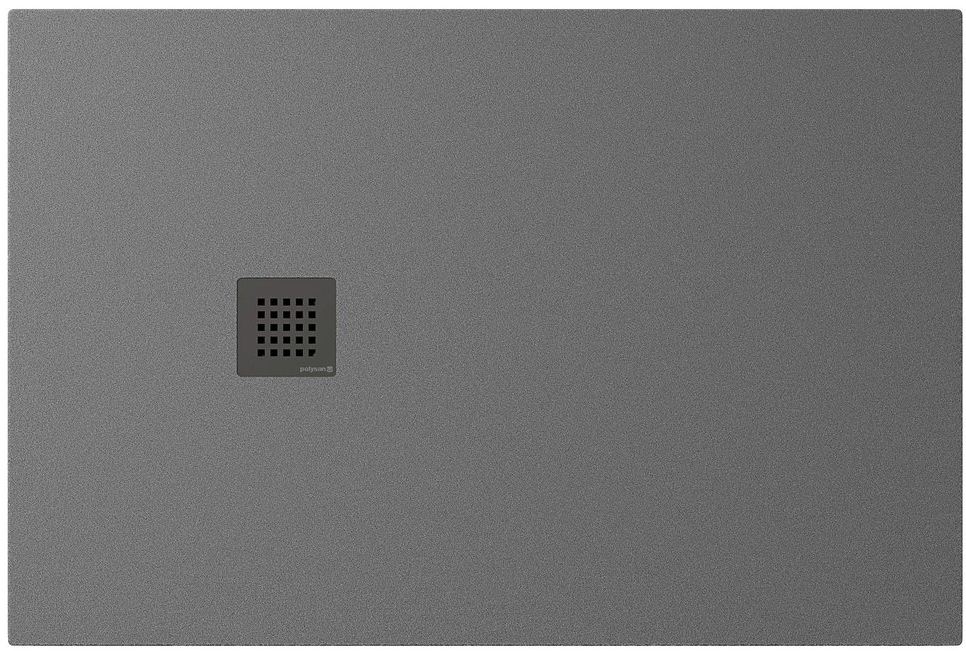 Polysan Treneca Rechteckige Duschwanne 140x80 cm grau 84304.31