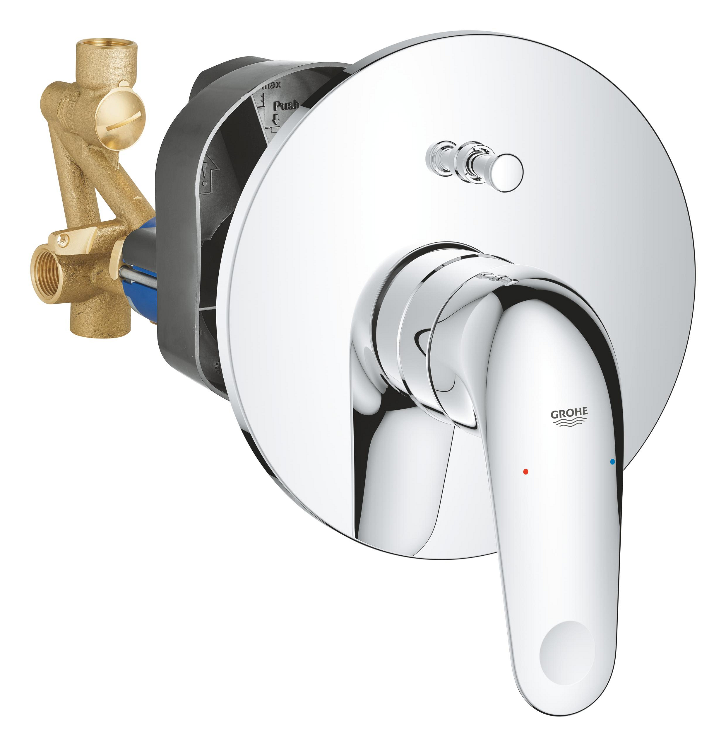 Grohe Swift Badewannen- und Duscharmatur Unterputz chrom 24336001