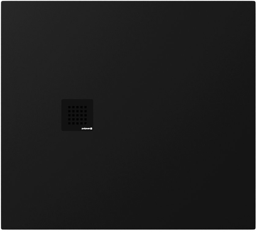 Polysan Treneca Rechteckige Duschwanne 100x90 cm schwarz 84306.21