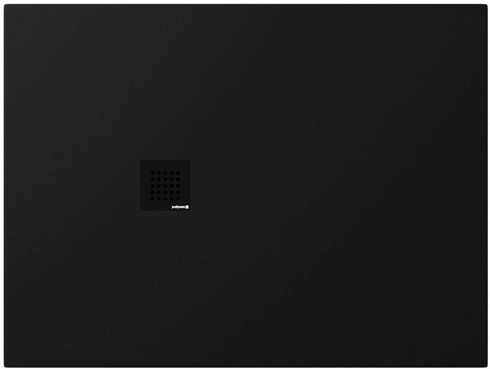 Polysan Treneca Rechteckige Duschwanne 120x90 cm schwarz 84307.21