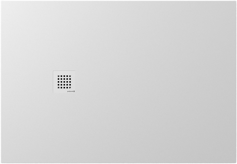 Polysan Treneca Rechteckige Duschwanne 140x90 cm weiß 84309.11