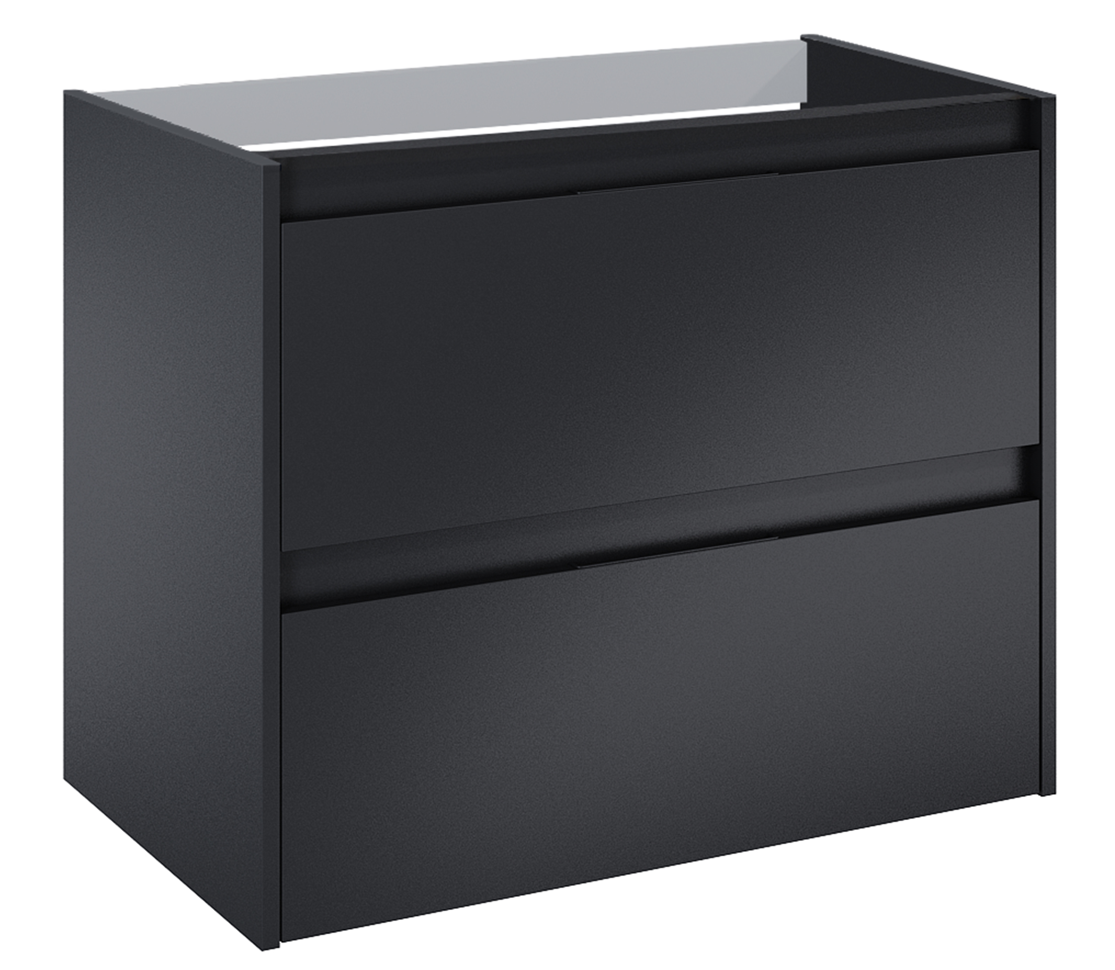 Roca Alpine Kabinett 45.2x78.5x59 cm Unterschrank hängend schwarz A857865532