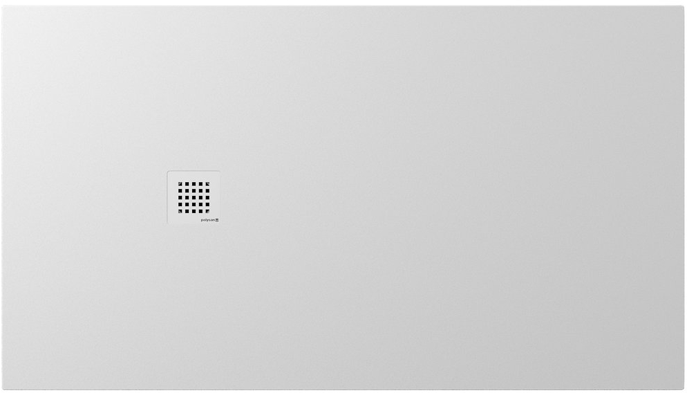 Polysan Treneca Rechteckige Duschwanne 160x90 cm weiß 84311.11