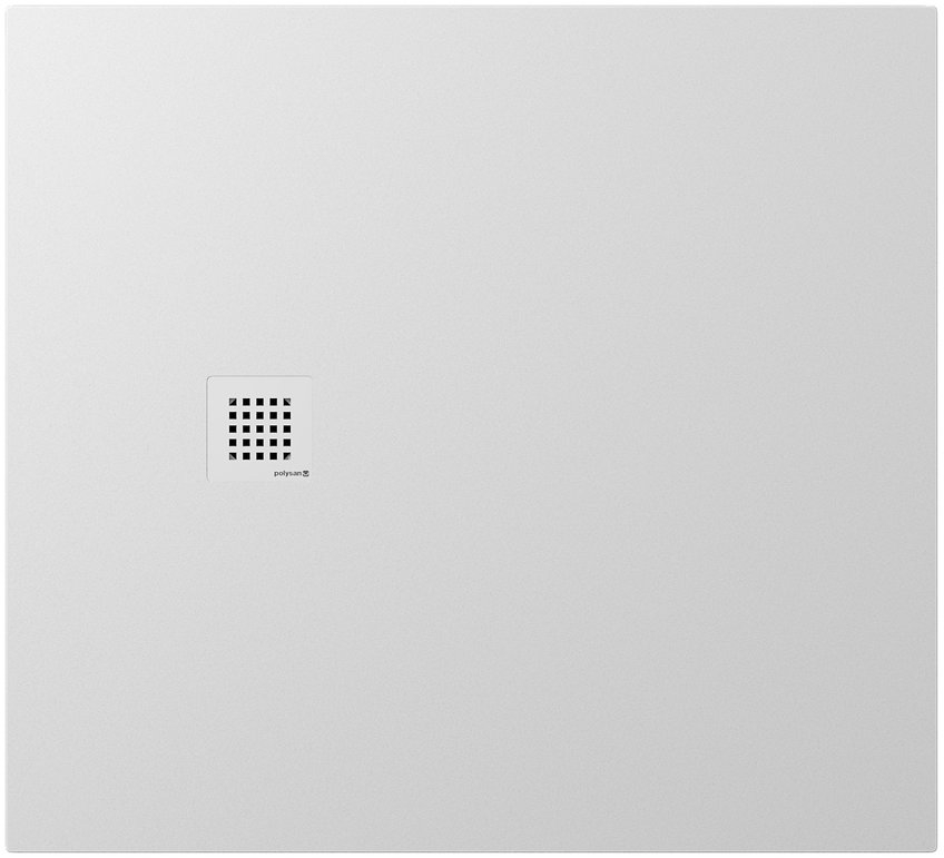 Polysan Treneca Rechteckige Duschwanne 110x100 cm weiß 84312.11