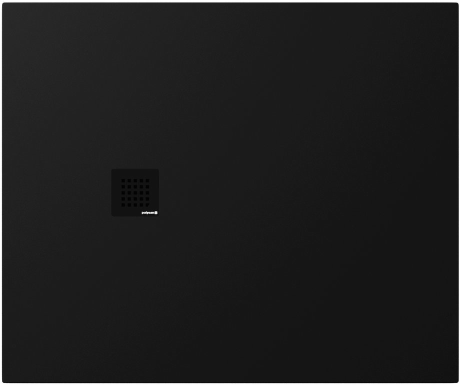 Polysan Treneca Rechteckige Duschwanne 120x100 cm schwarz 84313.21