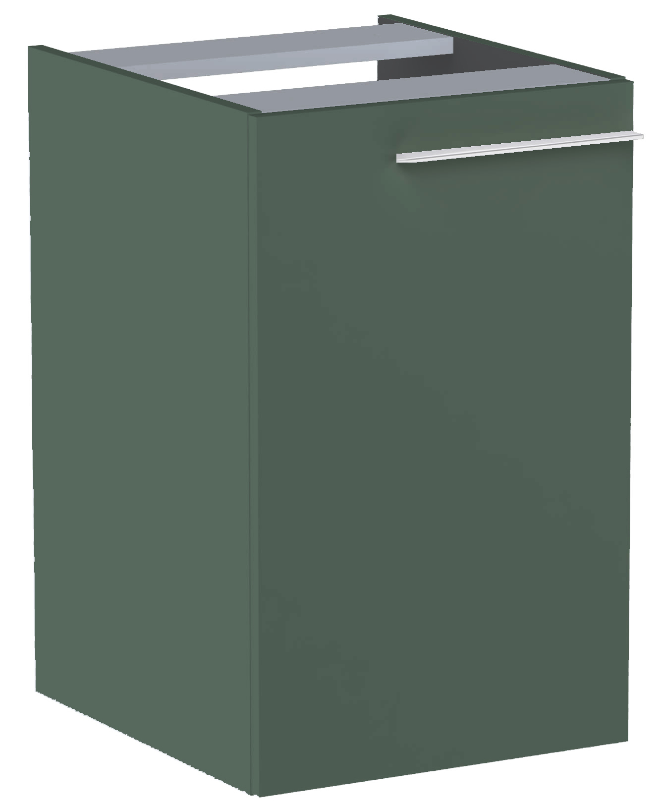 Roca Ella Kabinett 40x44.6x63.5 cm Seitenschrank hängend grün A857774534