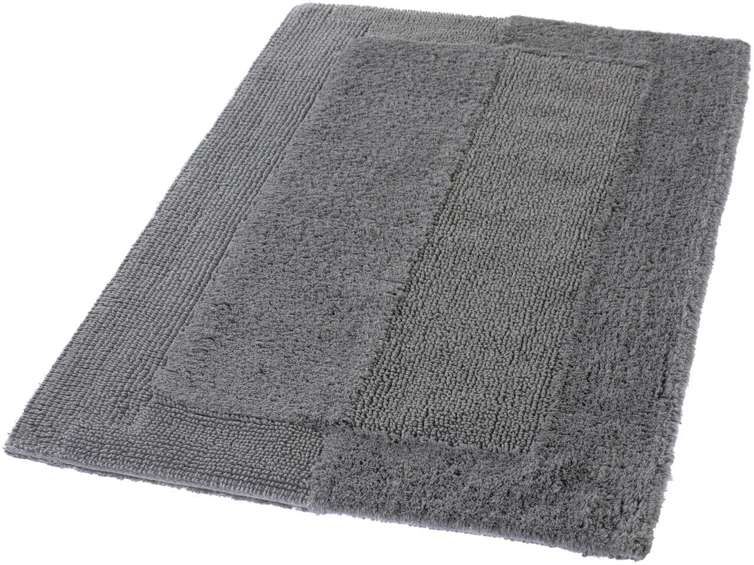 Kleine Wolke Havanna Badezimmerteppich 150x85 cm rechteckig grau 5418905453