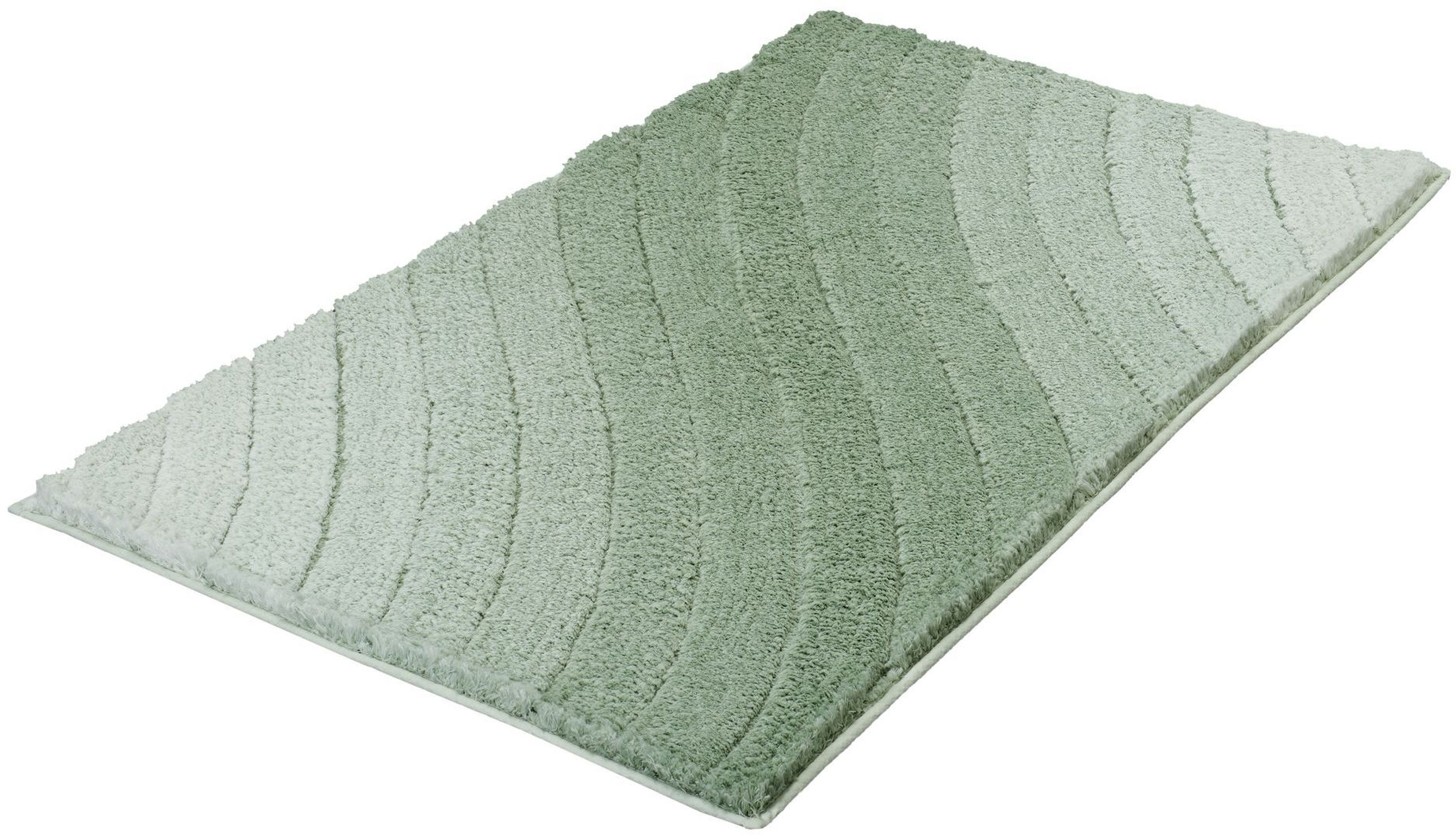 Kleine Wolke Tender Badezimmerteppich 120x70 cm rechteckig grün 4099652225