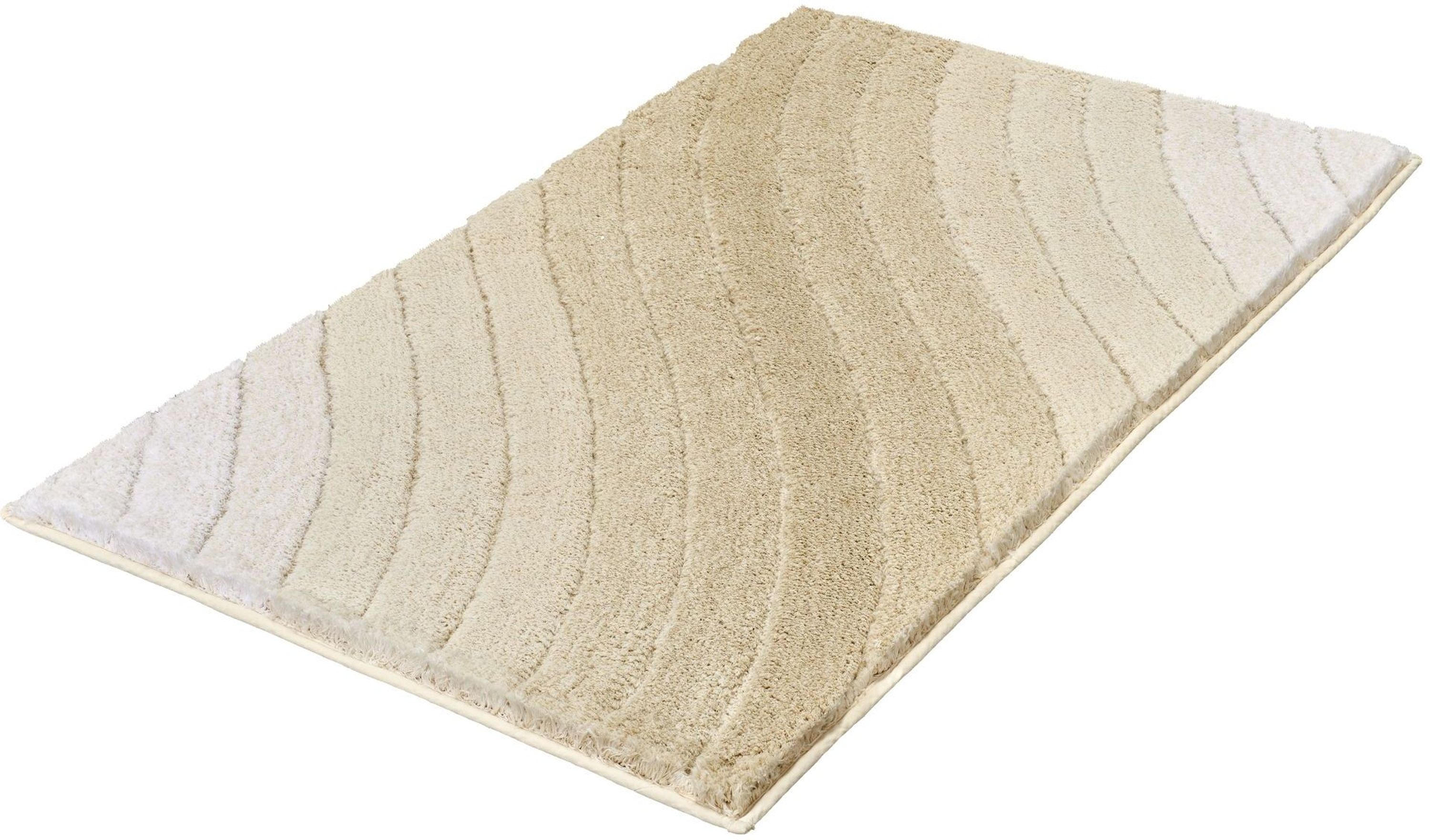 Kleine Wolke Tender Badezimmerteppich 120x70 cm rechteckig beige 4099226225