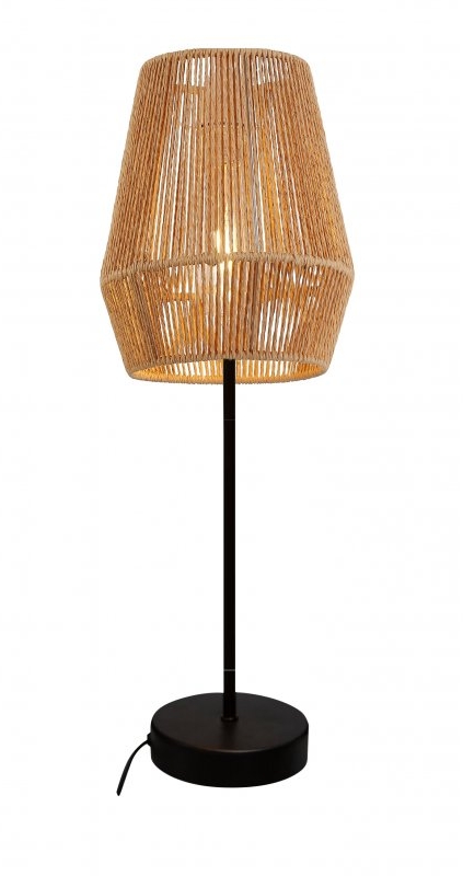 GTV Eranko Tischlampe 1x40 W braun OS-ERAN4-05-DEC