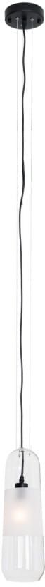 MaxLight Mauri Pendelleuchte 1x12 W schwarz-transparent P0588