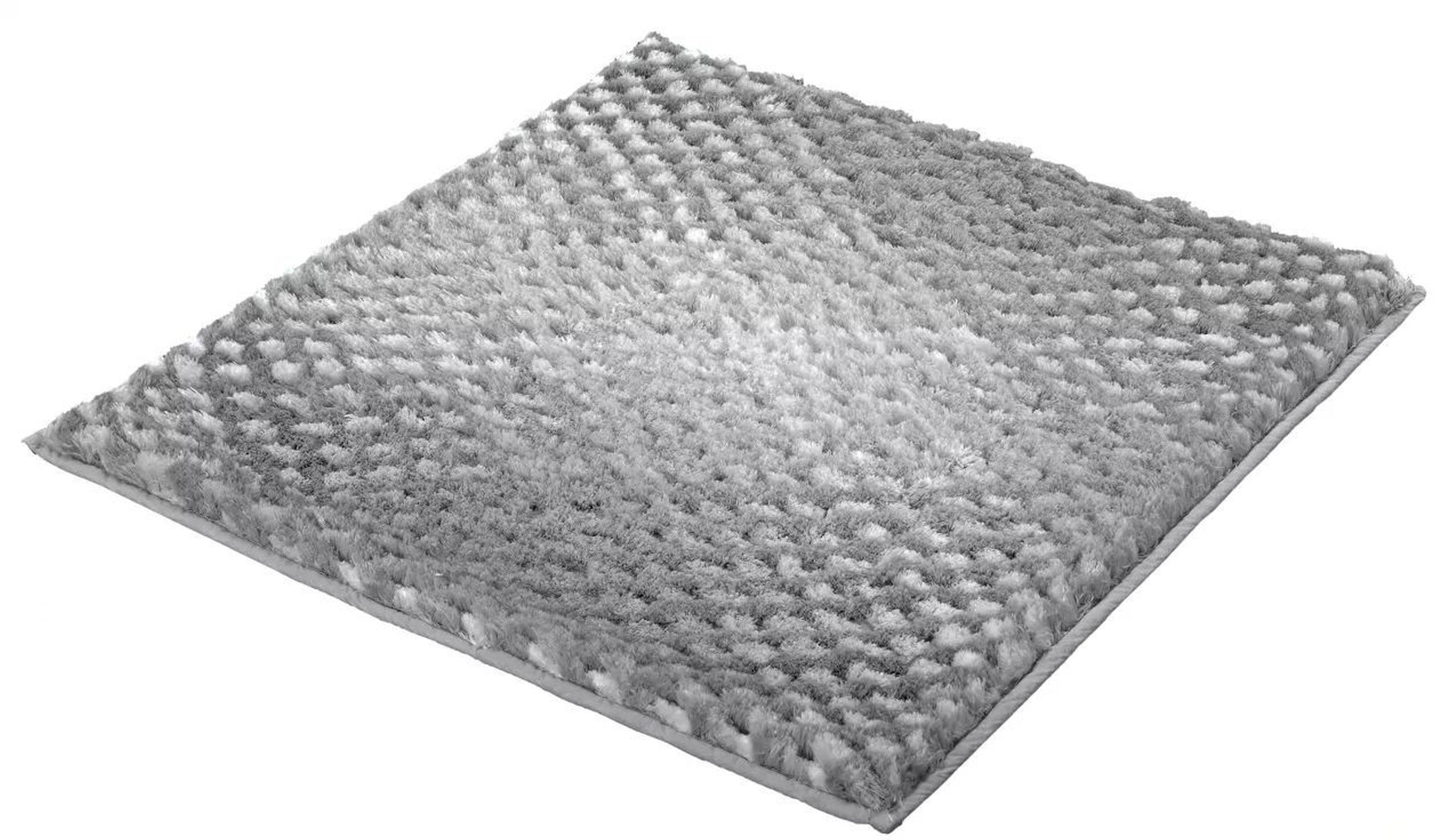 Kleine Wolke Cory Badezimmerteppich 60x60 cm quadratisch grau 9121901135
