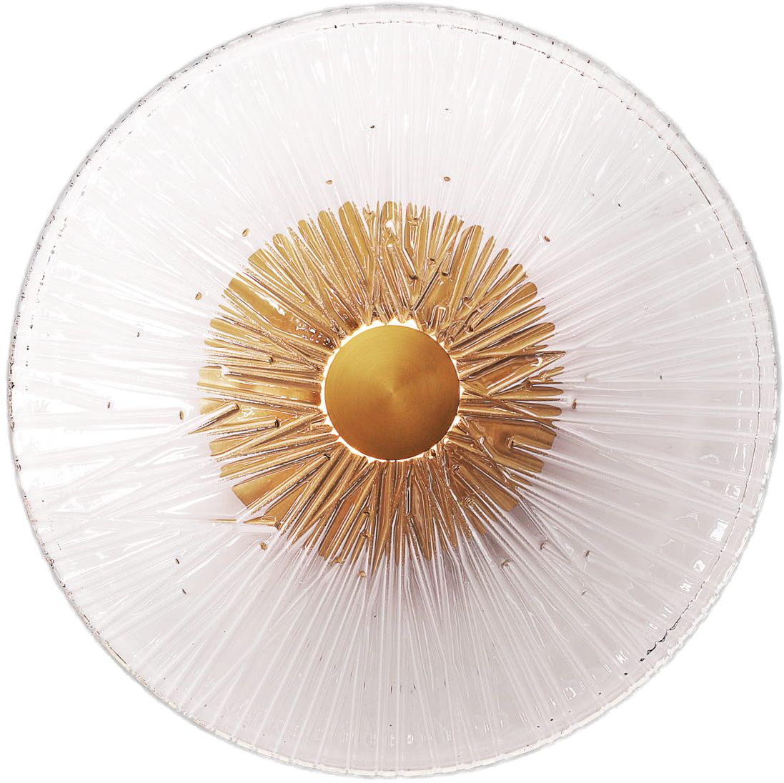 MaxLight Allure Leuchter 1x5 W transparent-gold W0356