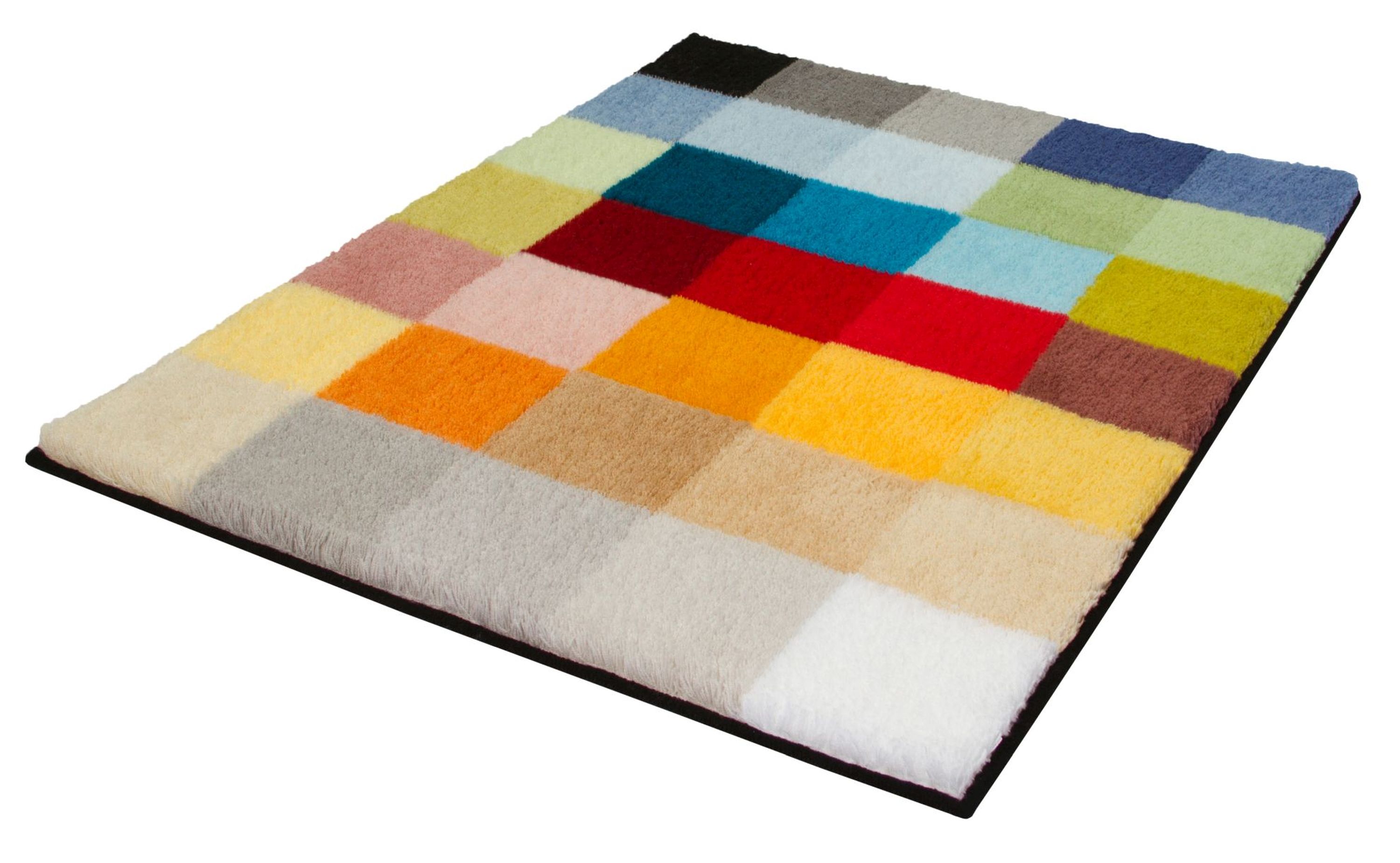 Kleine Wolke Cubetto Badezimmerteppich 145x85 cm rechteckig farbmischung 8821148693
