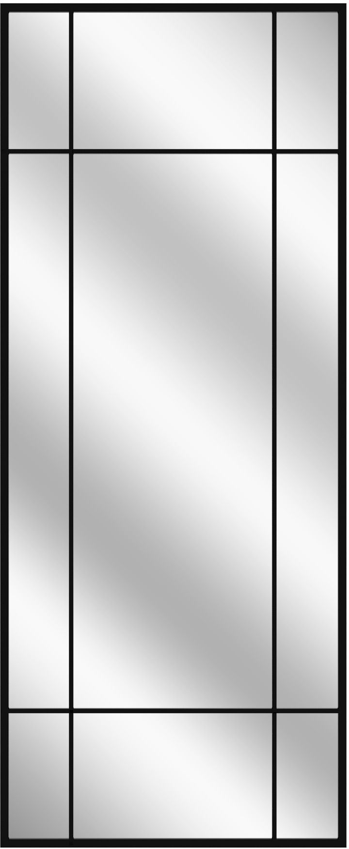 Styler Loft Spiegel 60x150 cm rechteckig schwarz LU-12371