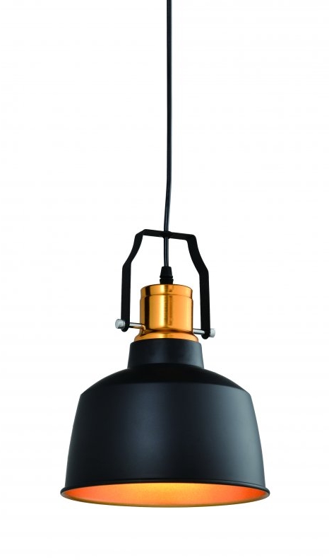 GTV Monroe Pendelleuchte 1x40 W schwarz OS-MON-11-DEC