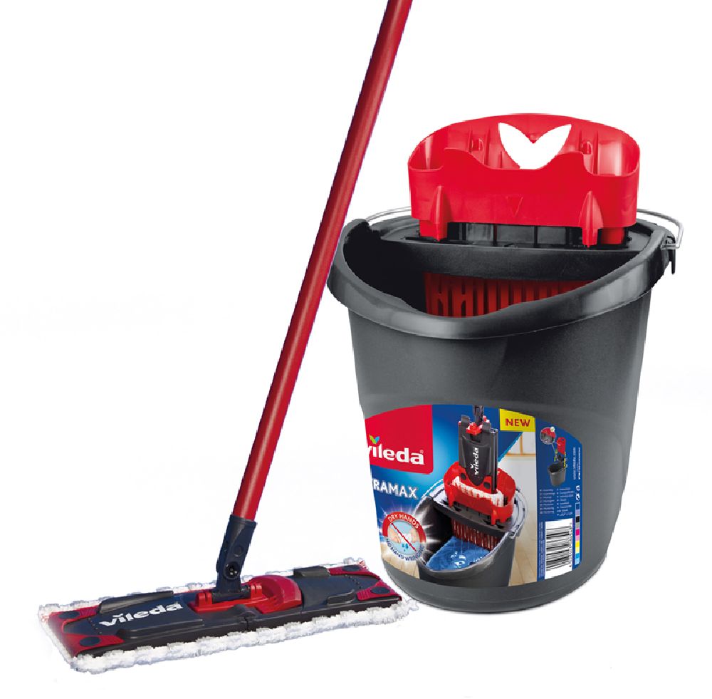 Vileda Ultramax Box Mit Eimer und Stock wischen 155737