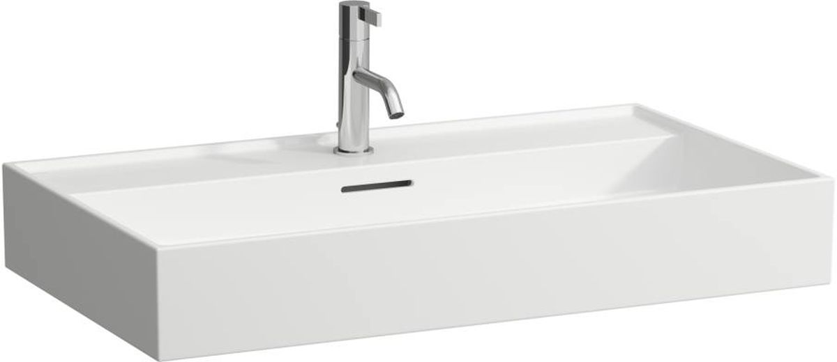 Laufen Kartell Waschbecken 80x46 cm rechteckig Klassisch-Möbel weiß matte H8103367571041