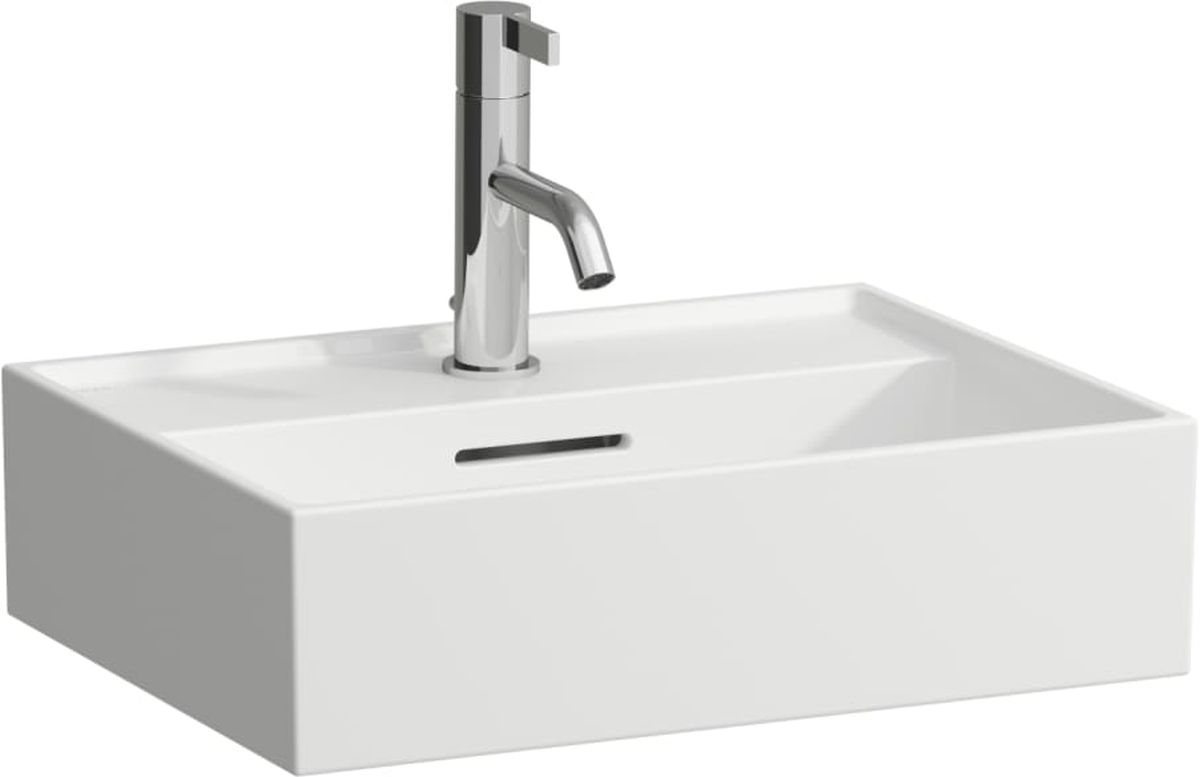 Laufen Kartell Waschbecken 45x34 cm rechteckig Klassisch weiß matte H8153307571041