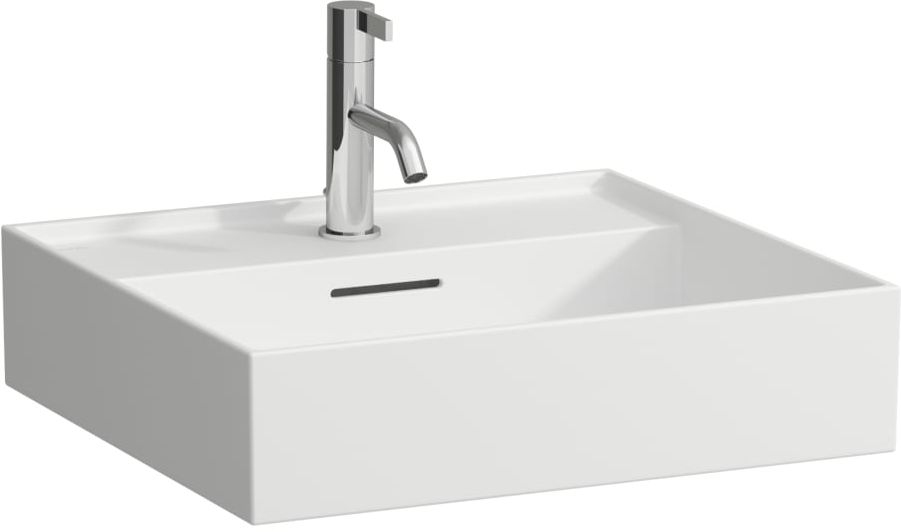 Laufen Kartell Waschbecken 50x46 cm rechteckig Klassisch weiß H8163327571041