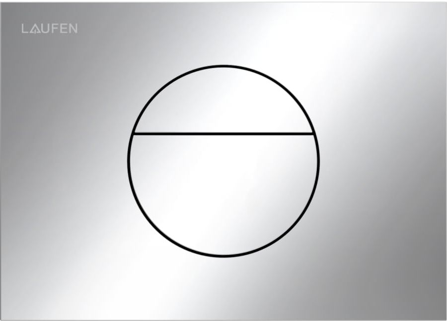 Laufen Ineo Betätigungsplatte für Toilette glänzender Chrom H9001120040001