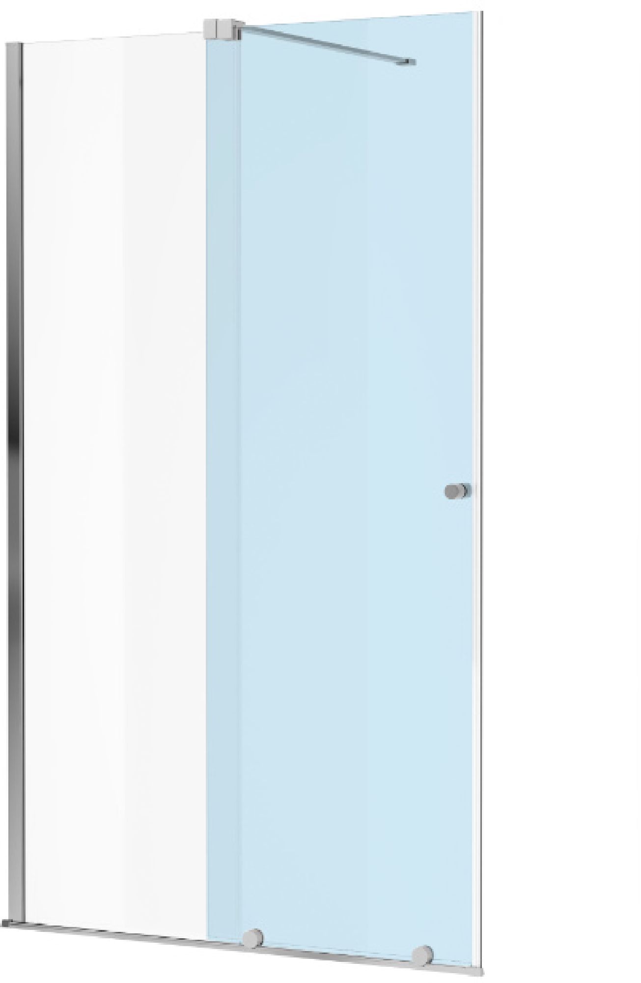 Excellent Ortigo Duschtüren 140 cm Schiebe- /durchsichtiges Glas KAEX.5007.01.1400.LP1/2