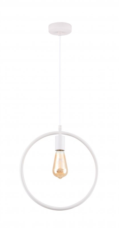 GTV Fija Pendelleuchte 1x40 W weiß OS-FI-E27-00-DEC
