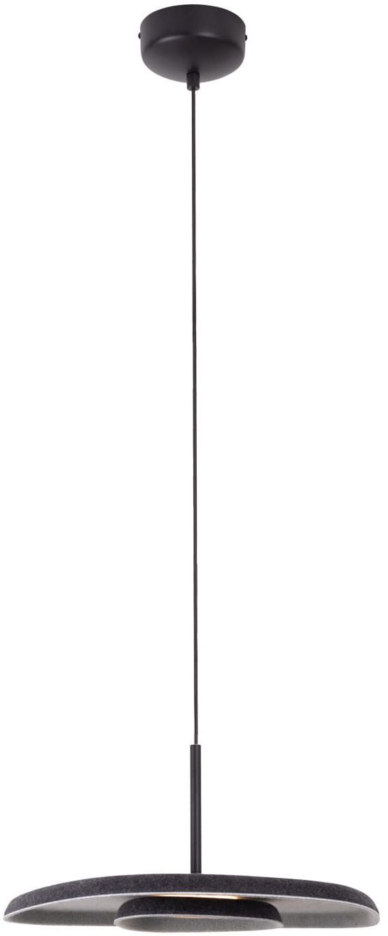 MaxLight Deux Pendelleuchte 1x5 W schwarz-grau/aschfarben P0560