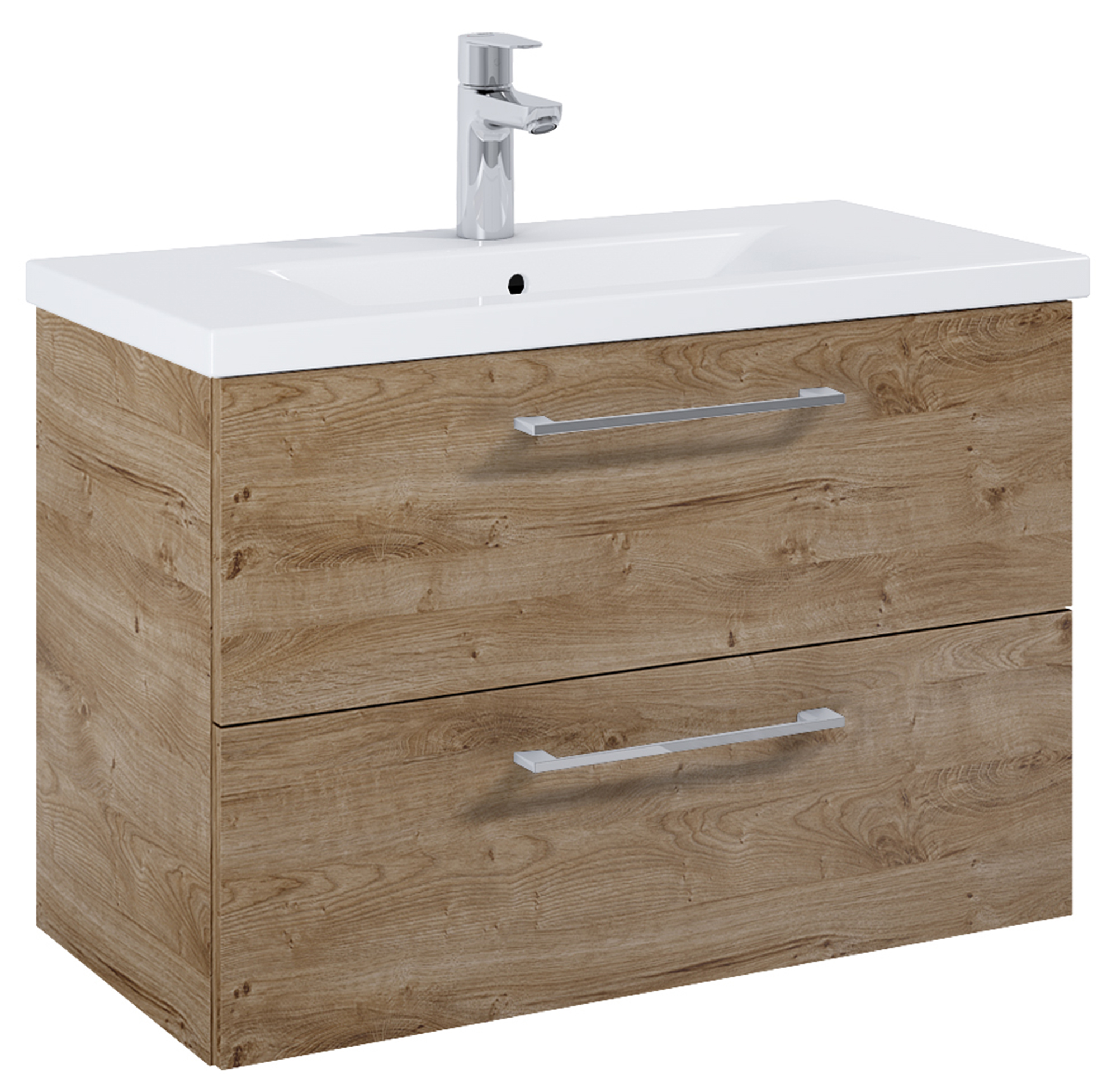 Roca Roma Compact Kabinett 80x38.4x53 cm Unterschrank hängend eiche A857953808