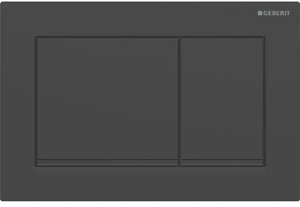 Geberit Omega20 Betätigungsplatte für Toilette schwarz 115.080.16.1