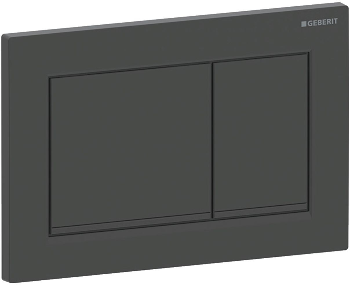 Geberit Omega20 Betätigungsplatte für Toilette schwarz 115.080.16.1