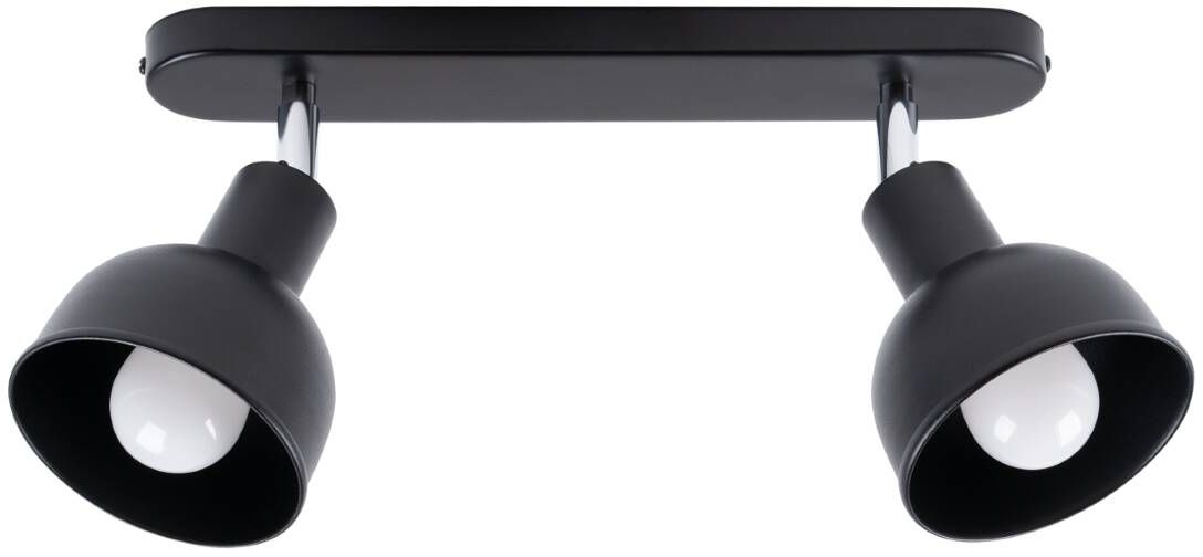 Sollux Lighting Elba Deckenlampe 2x15 W schwarz SL.1317