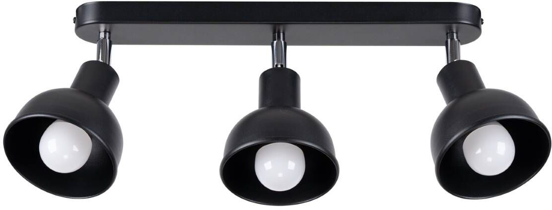 Sollux Lighting Elba Deckenlampe 3x15 W schwarz SL.1318