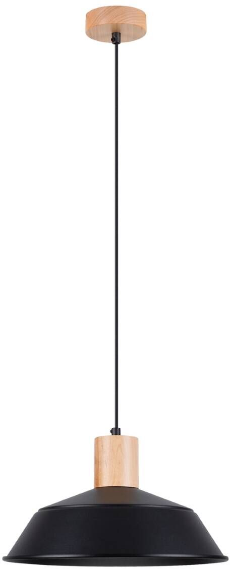 Sollux Lighting Fano Pendelleuchte 1x15 W schwarz-holz SL.1322