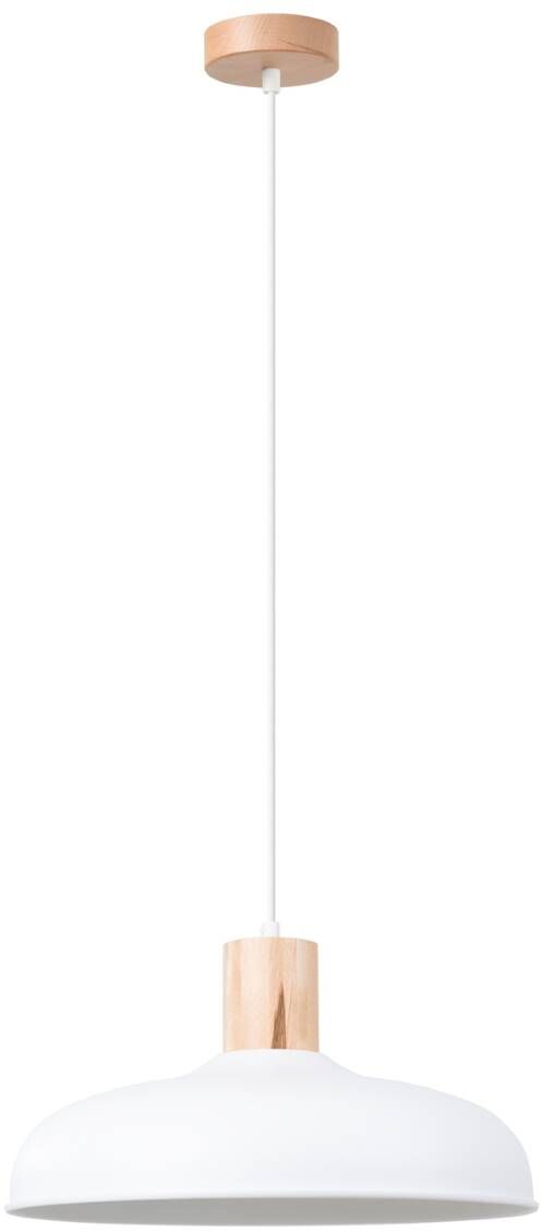 Sollux Lighting Indy Pendelleuchte 1x15 W weiß-holz SL.1323