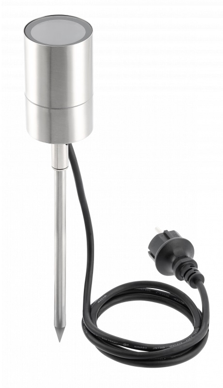 GTV Riven Bodenlampe 1x20 W silber OS-GRAZIEGU10-01