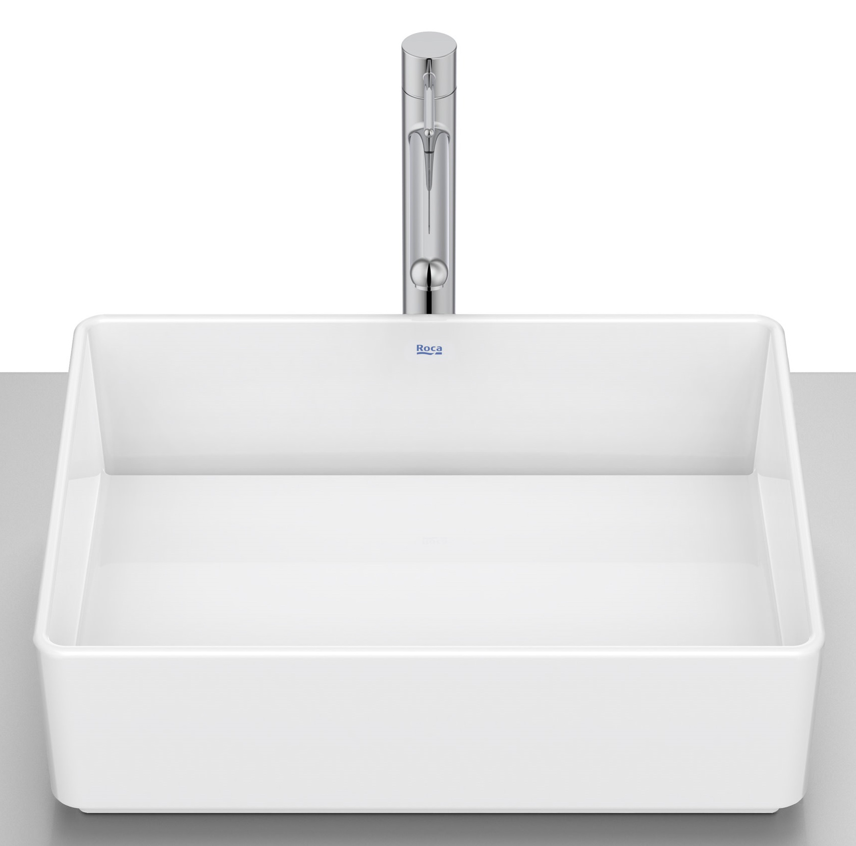 Roca Tura Waschbecken 45x35 cm rechteckig Aufsatzwaschbecken weiß A327691S00
