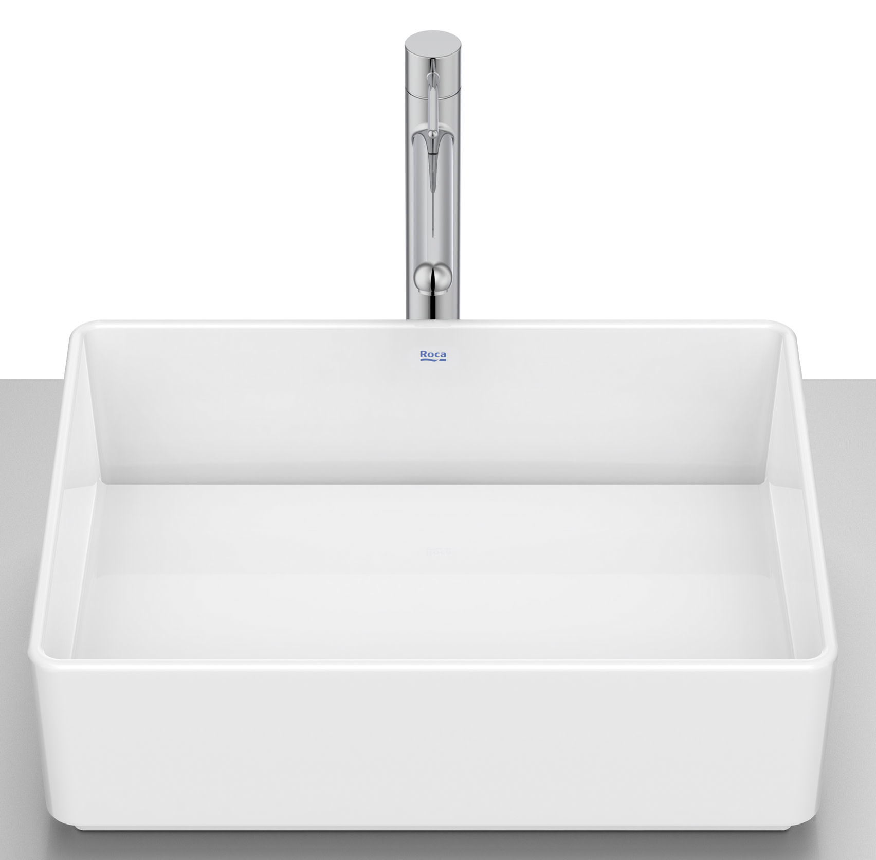 Roca Tura Waschbecken 45x35 cm rechteckig Aufsatzwaschbecken weiß A327691000
