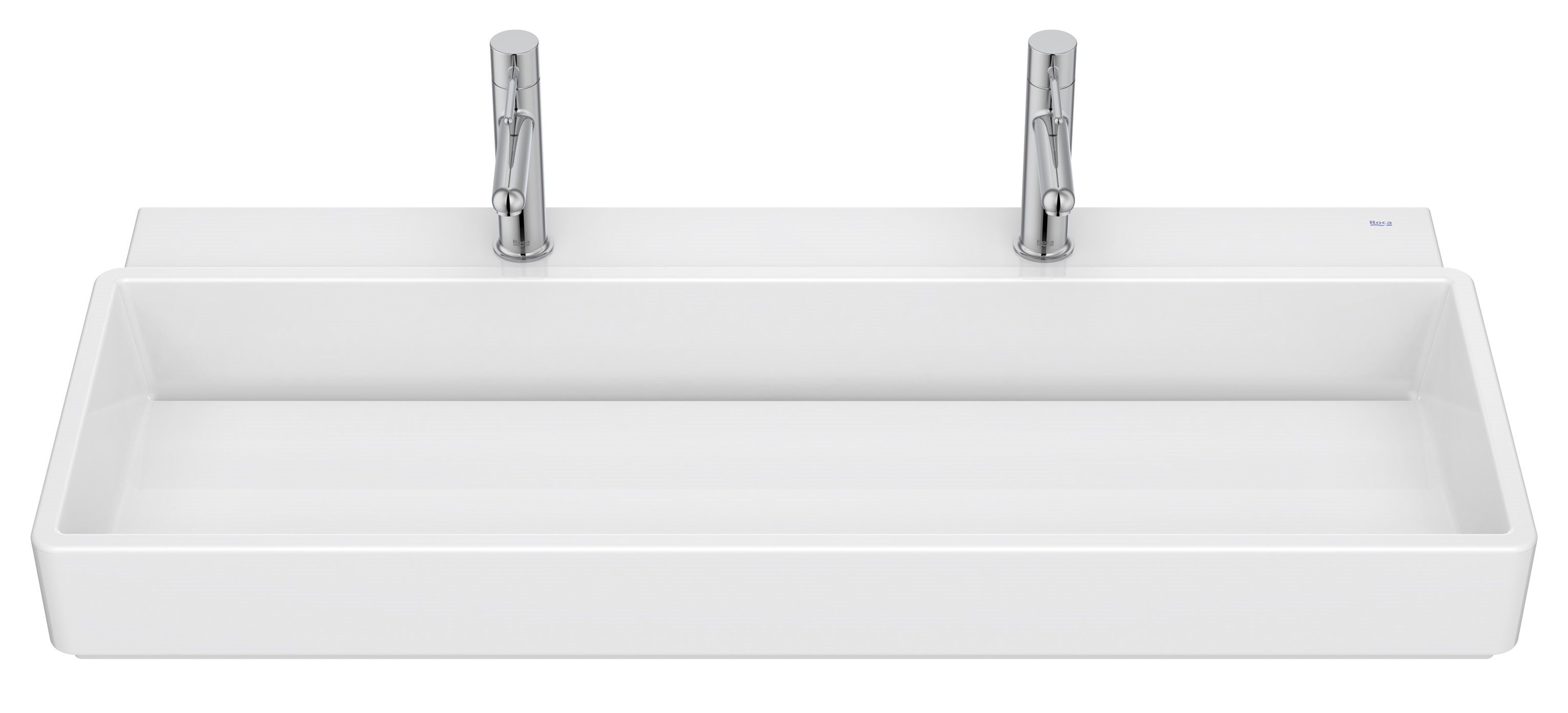 Roca Tura Waschbecken 100x43 cm rechteckig Klassisch-Aufsatzwaschbecken weiß A327699S00