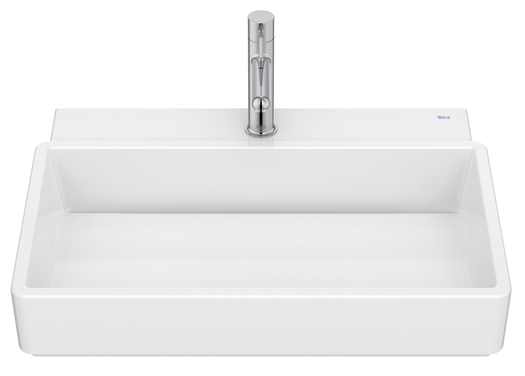 Roca Tura Waschbecken 60x43 cm rechteckig Klassisch-Aufsatzwaschbecken weiß A327694S00