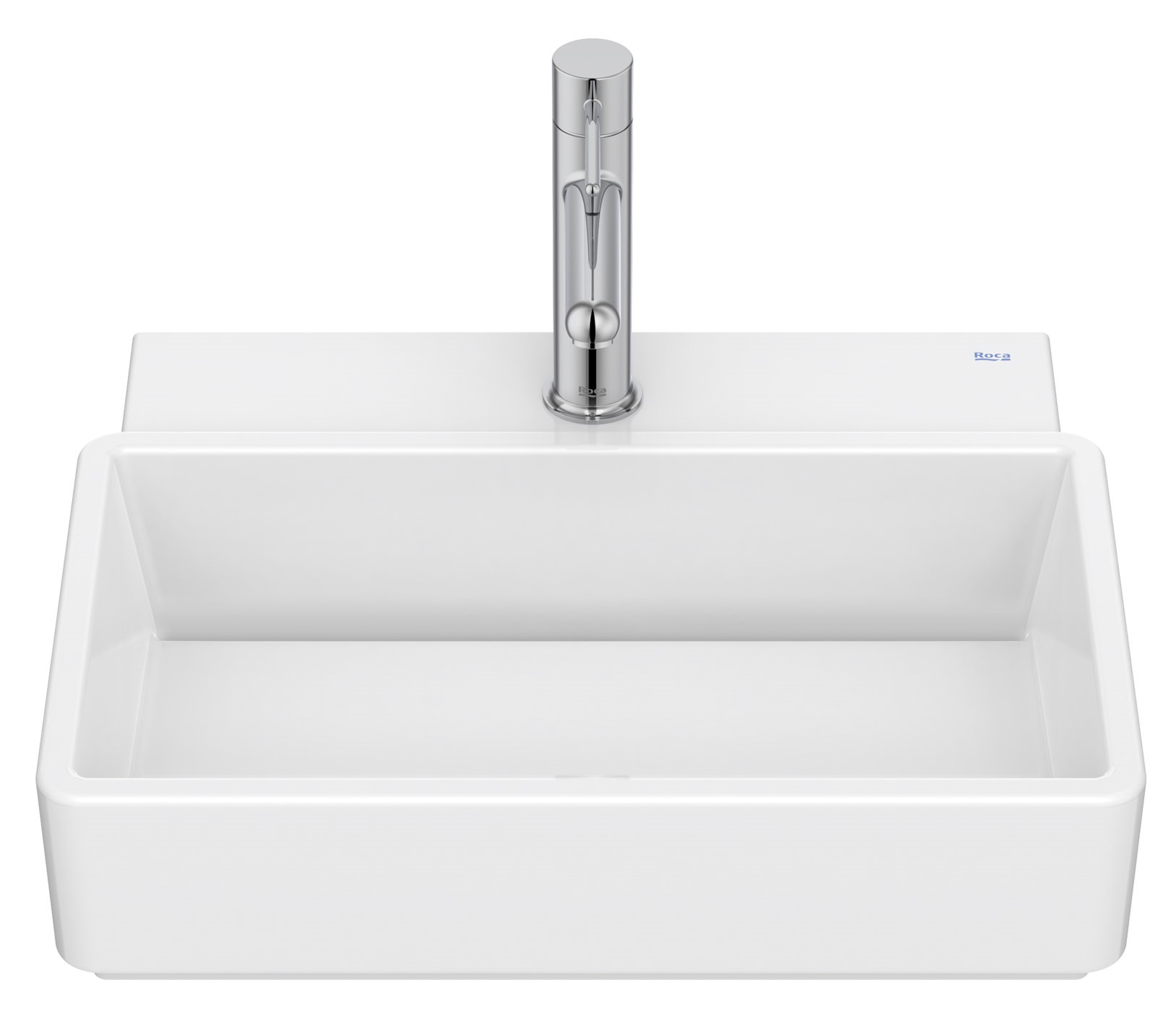 Roca Tura Waschbecken 45x36 cm rechteckig Klassisch-Aufsatzwaschbecken weiß A327690S00