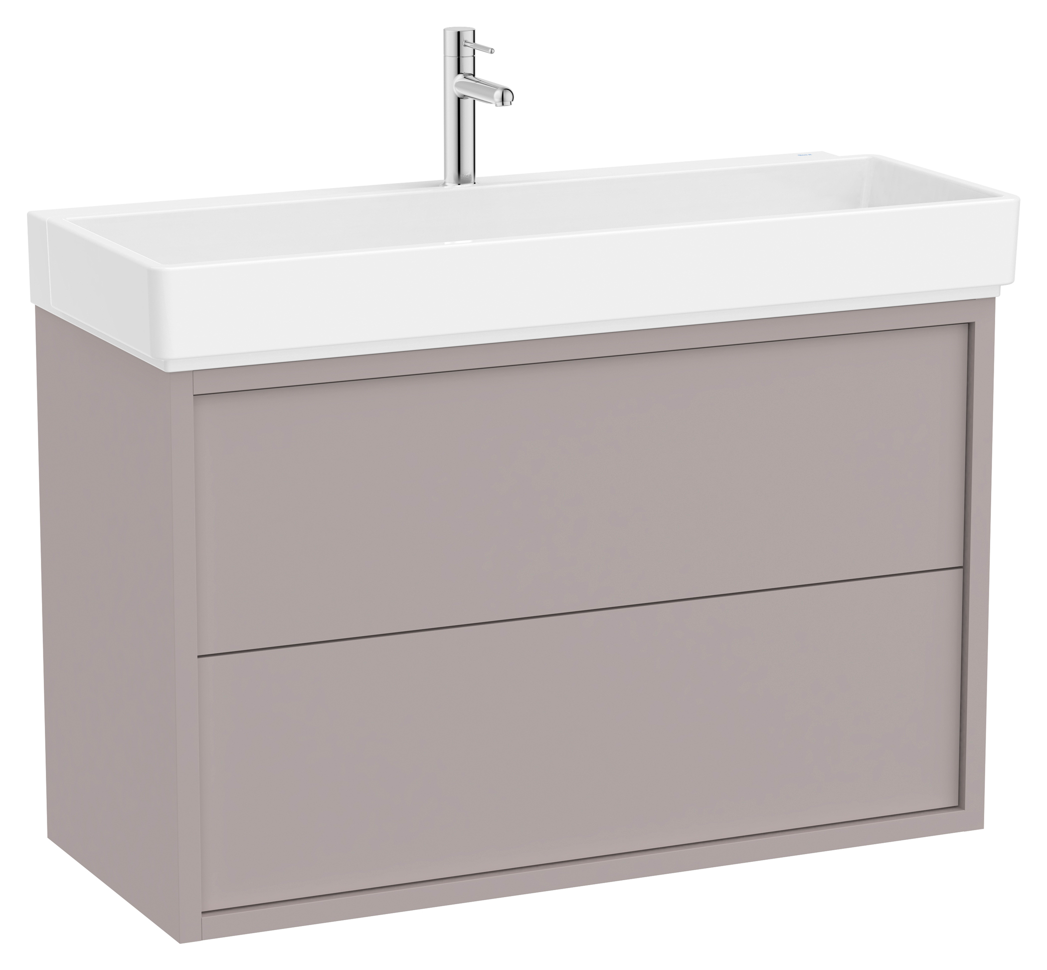 Roca Tura Waschbecken mit Unterschrank 100 cm grau A852035559