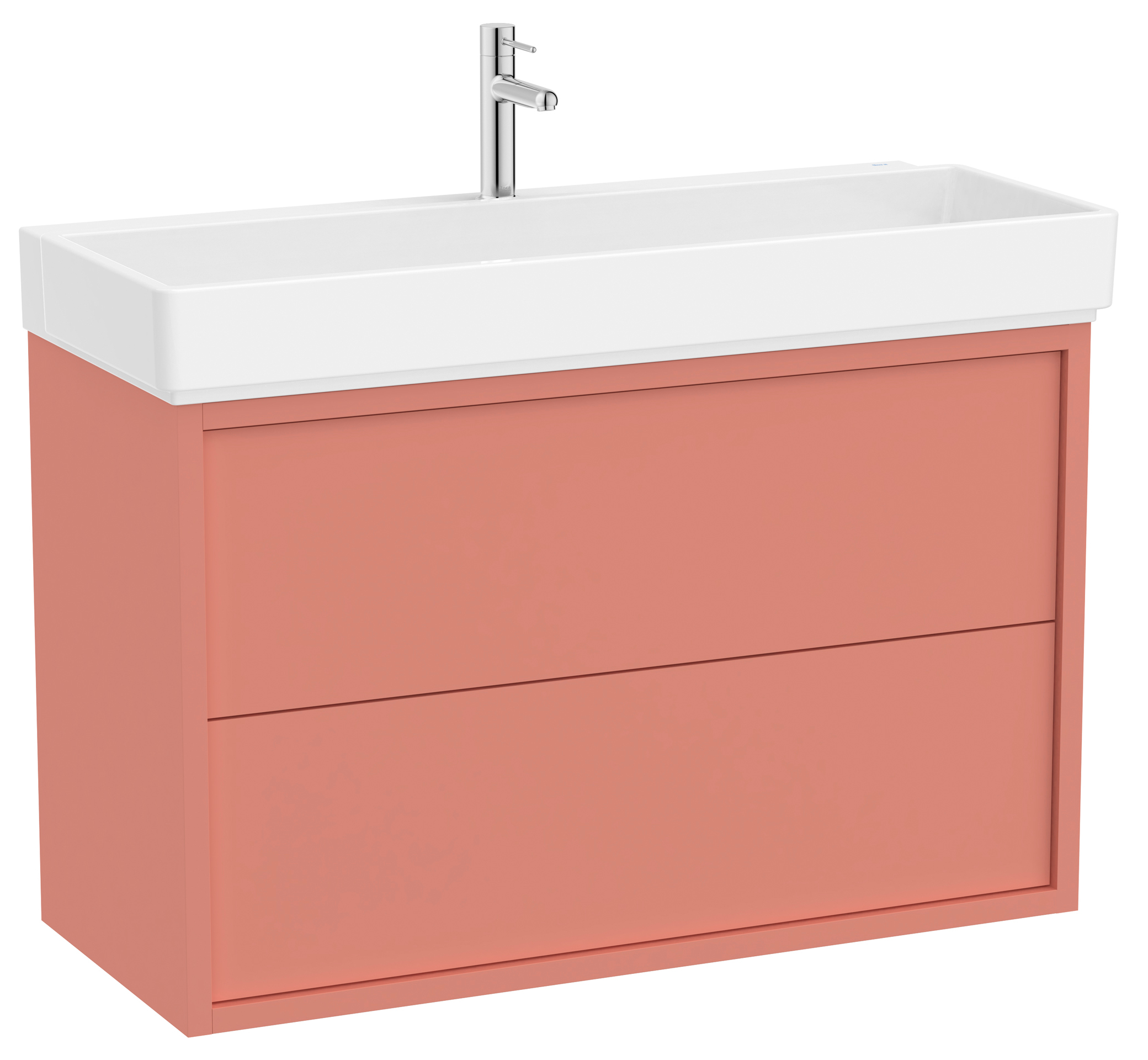 Roca Tura Waschbecken mit Unterschrank 100 cm A852035560