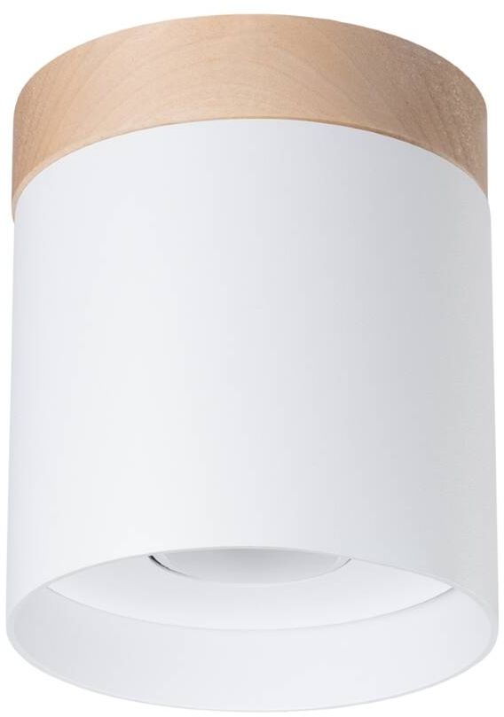 Sollux Lighting Rif Deckenlampe 1x10 W weiß-holz SL.1348